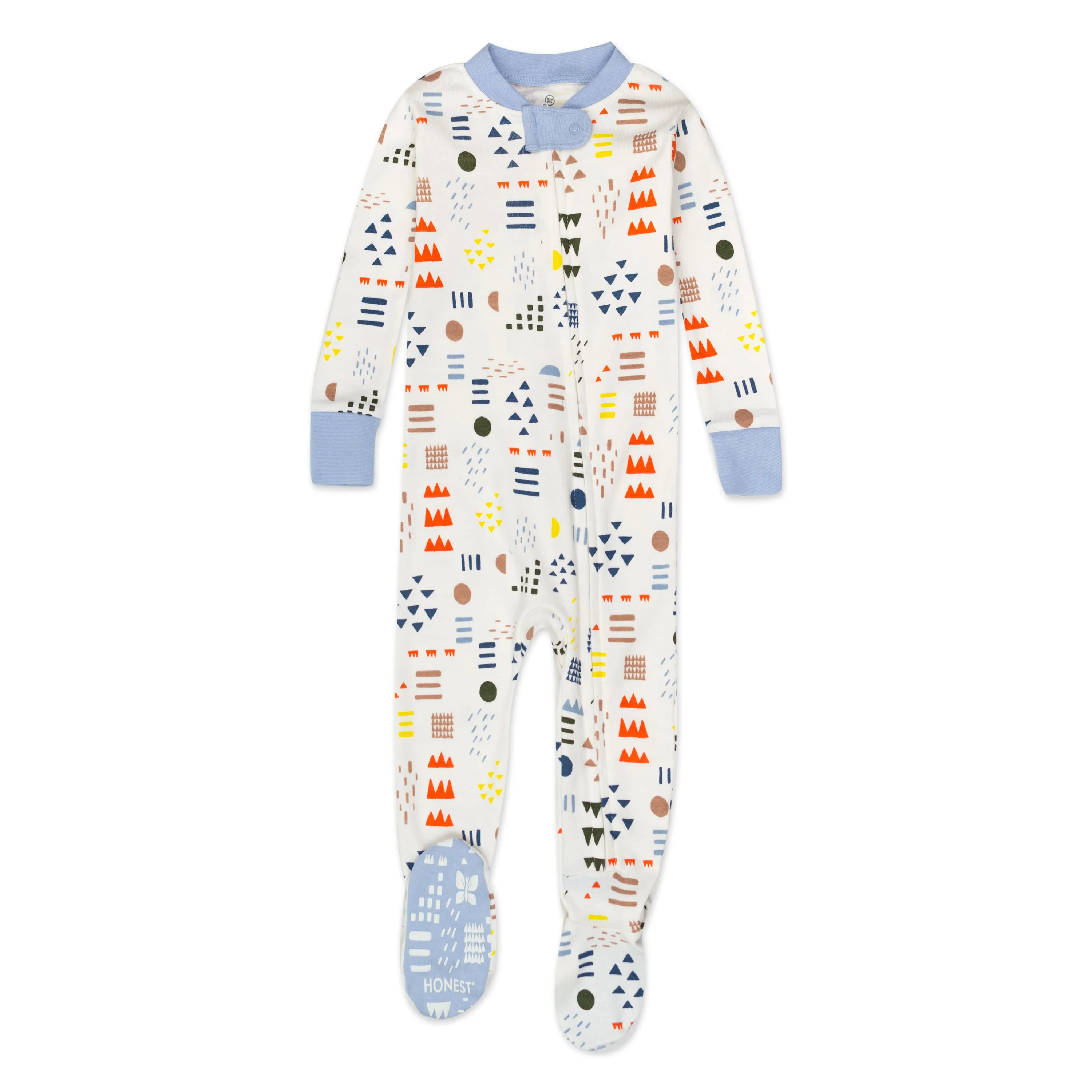 2-Pack Organic Cotton Snug-Fit Footed Pajamas