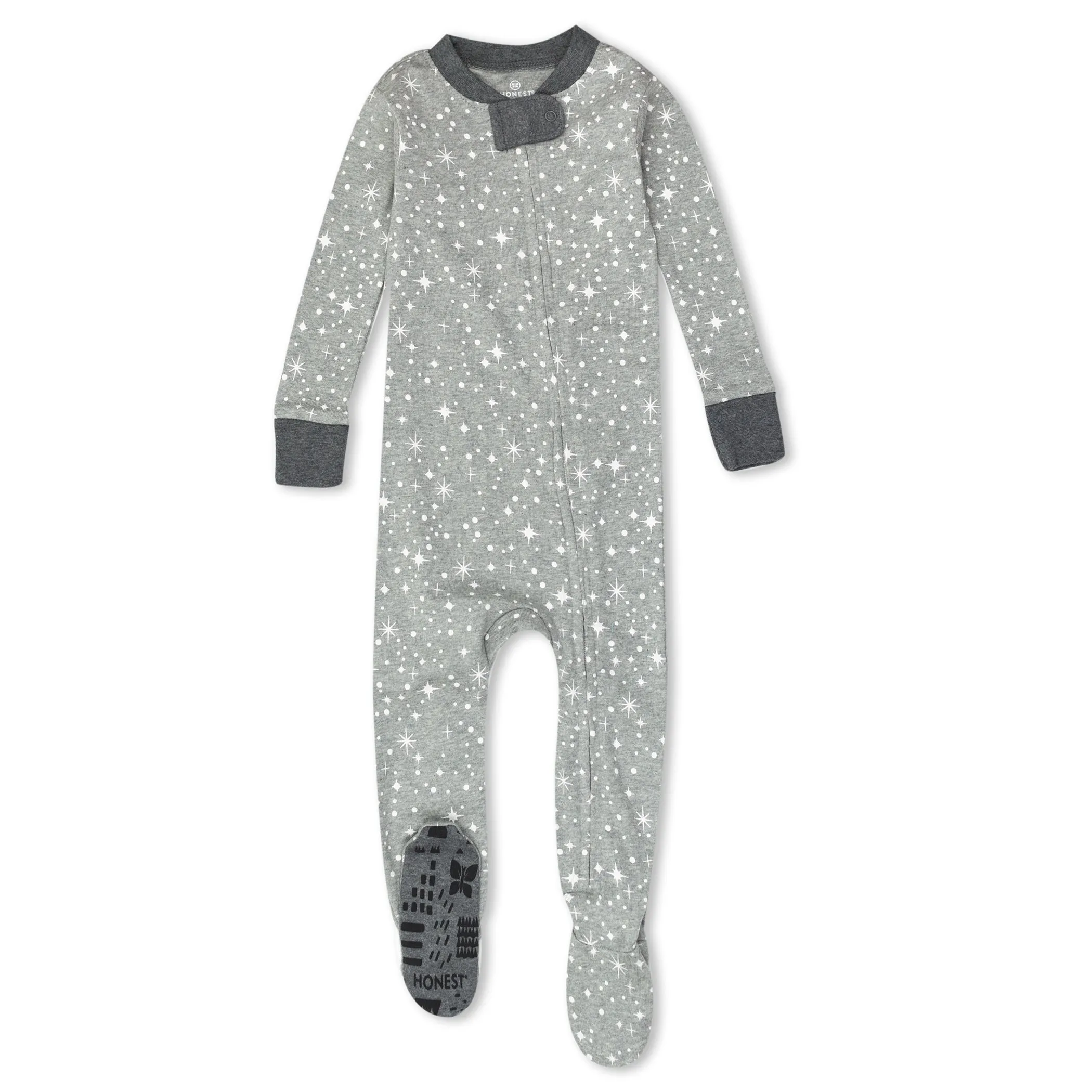 2-Pack Organic Cotton Snug-Fit Footed Pajamas