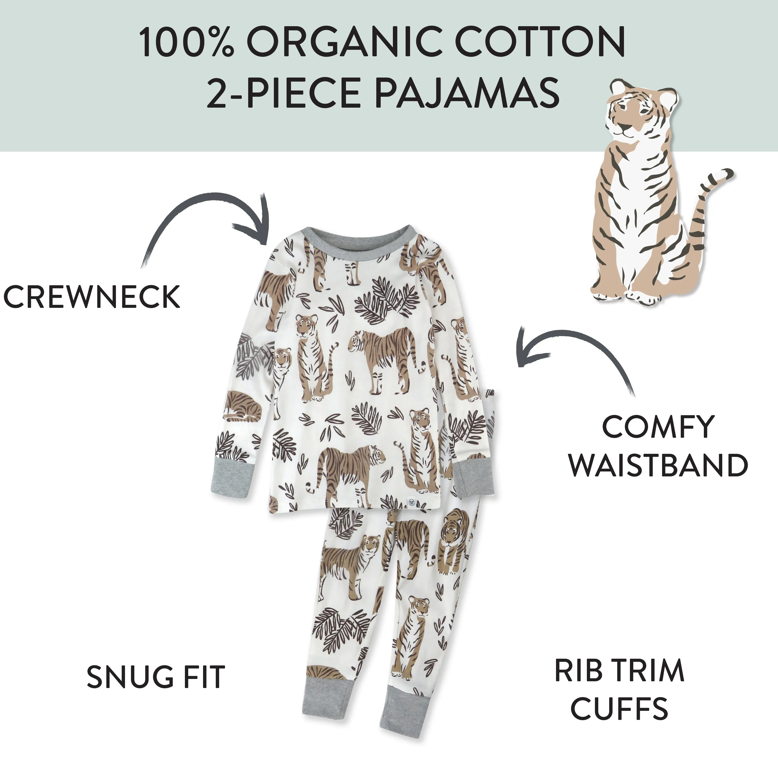 2-Piece Organic Cotton Pajamas