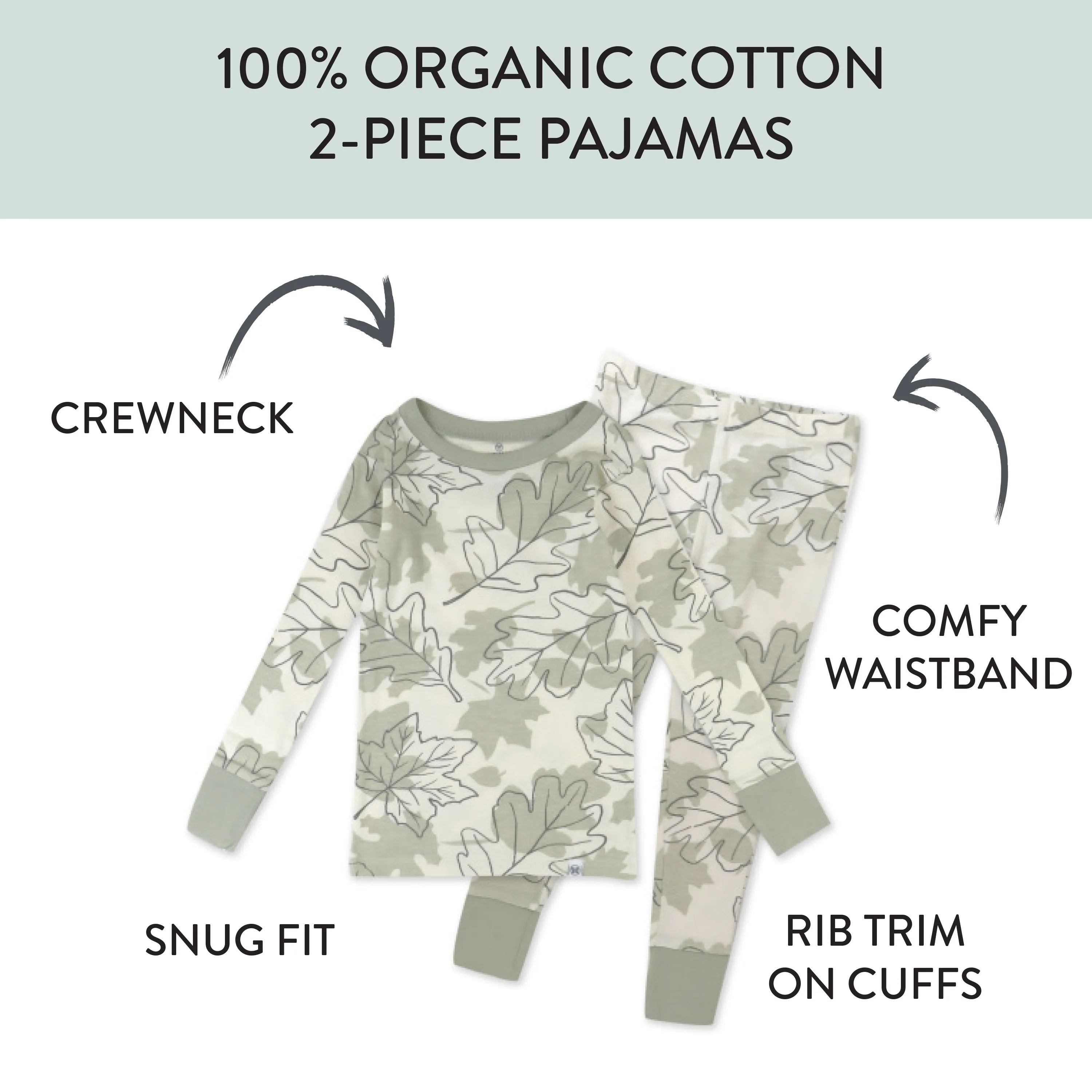 2-Piece Organic Cotton Pajamas