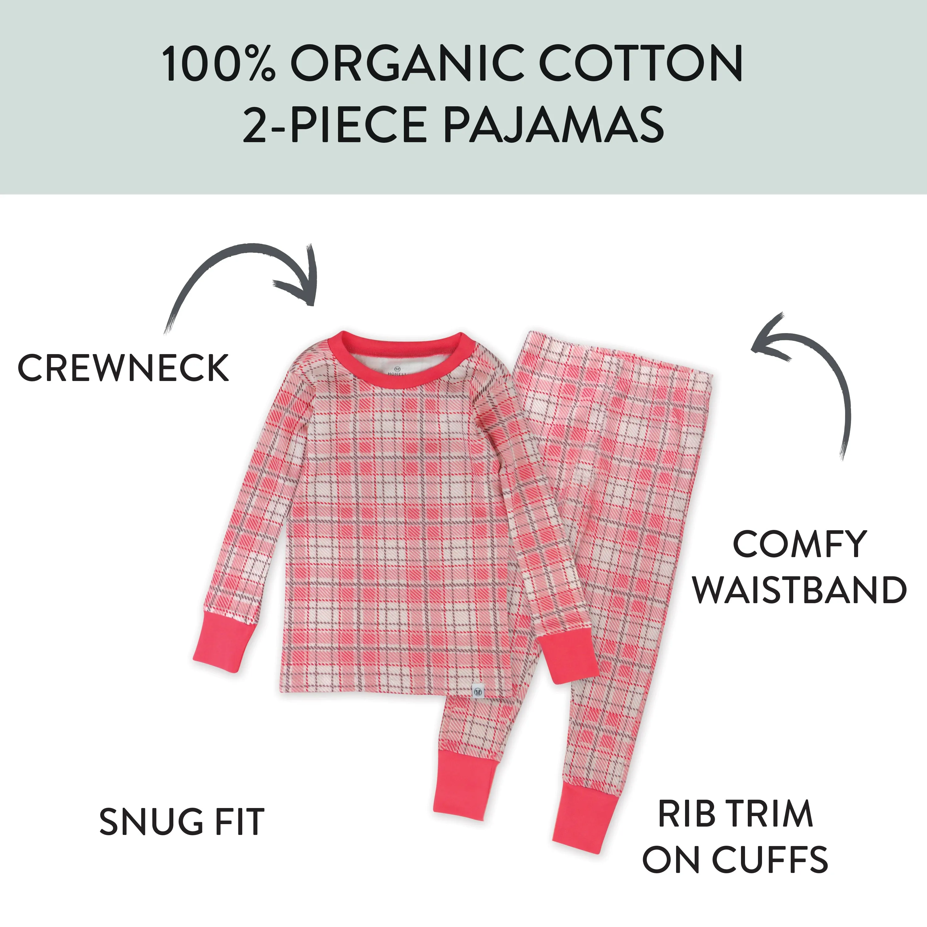 2-Piece Organic Cotton Pajamas