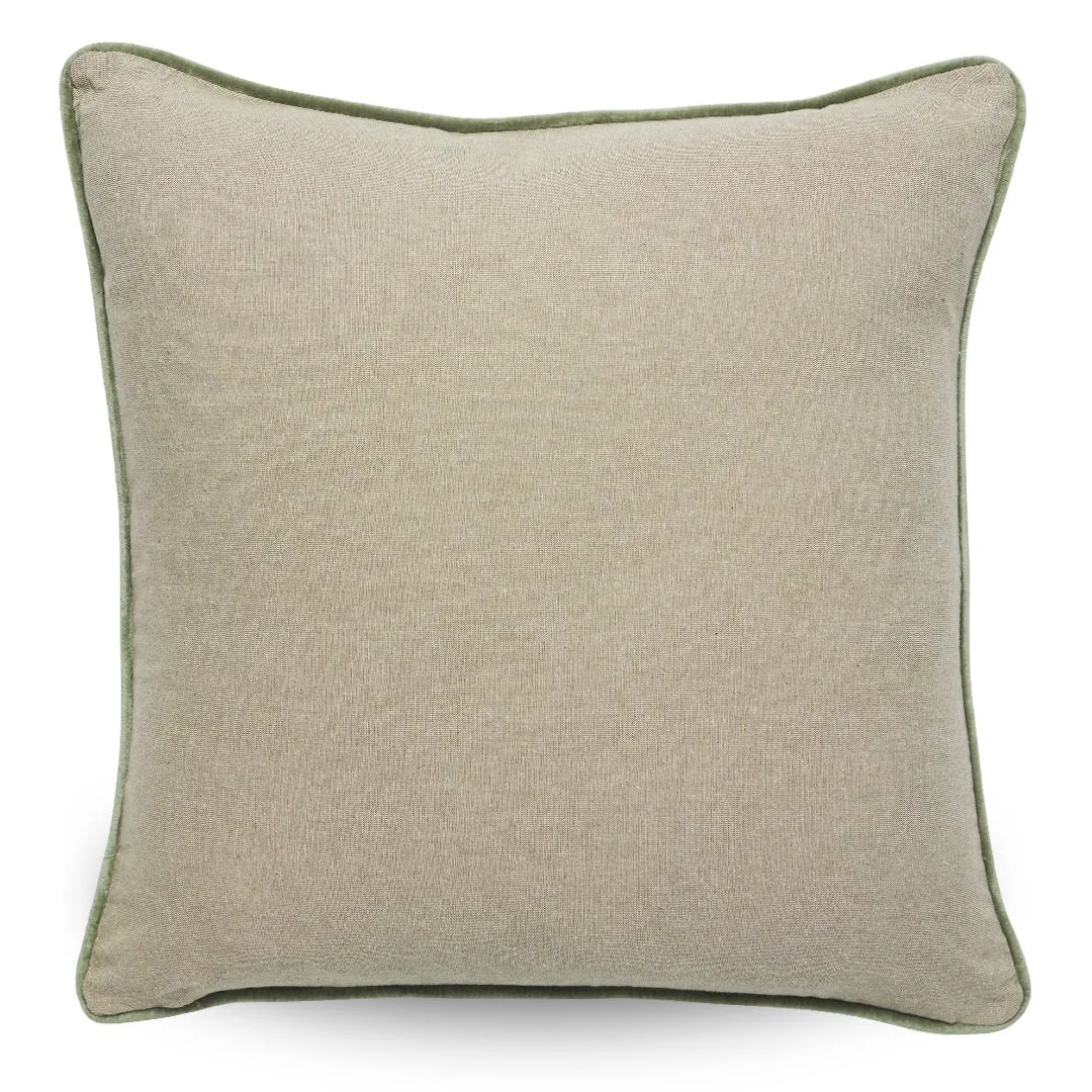 Bahama Velvet Cushion Cover - Pistachio