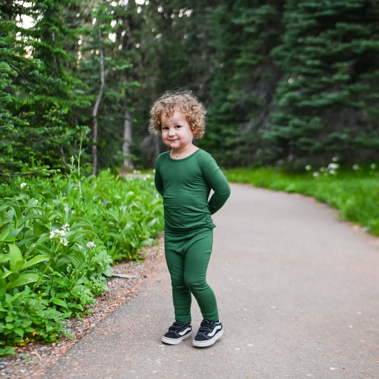 Bamboo Long Sleeve Pajamas | Forest