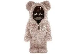 Bearbrick X Gelato Pique Pajamas 400% Brown