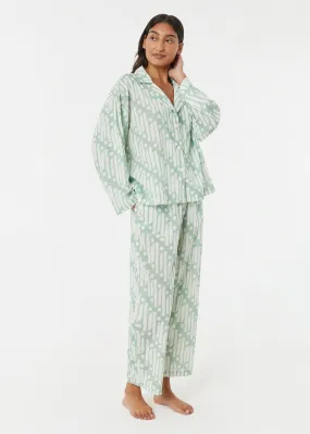 Berto Pajamas | Sage Batik