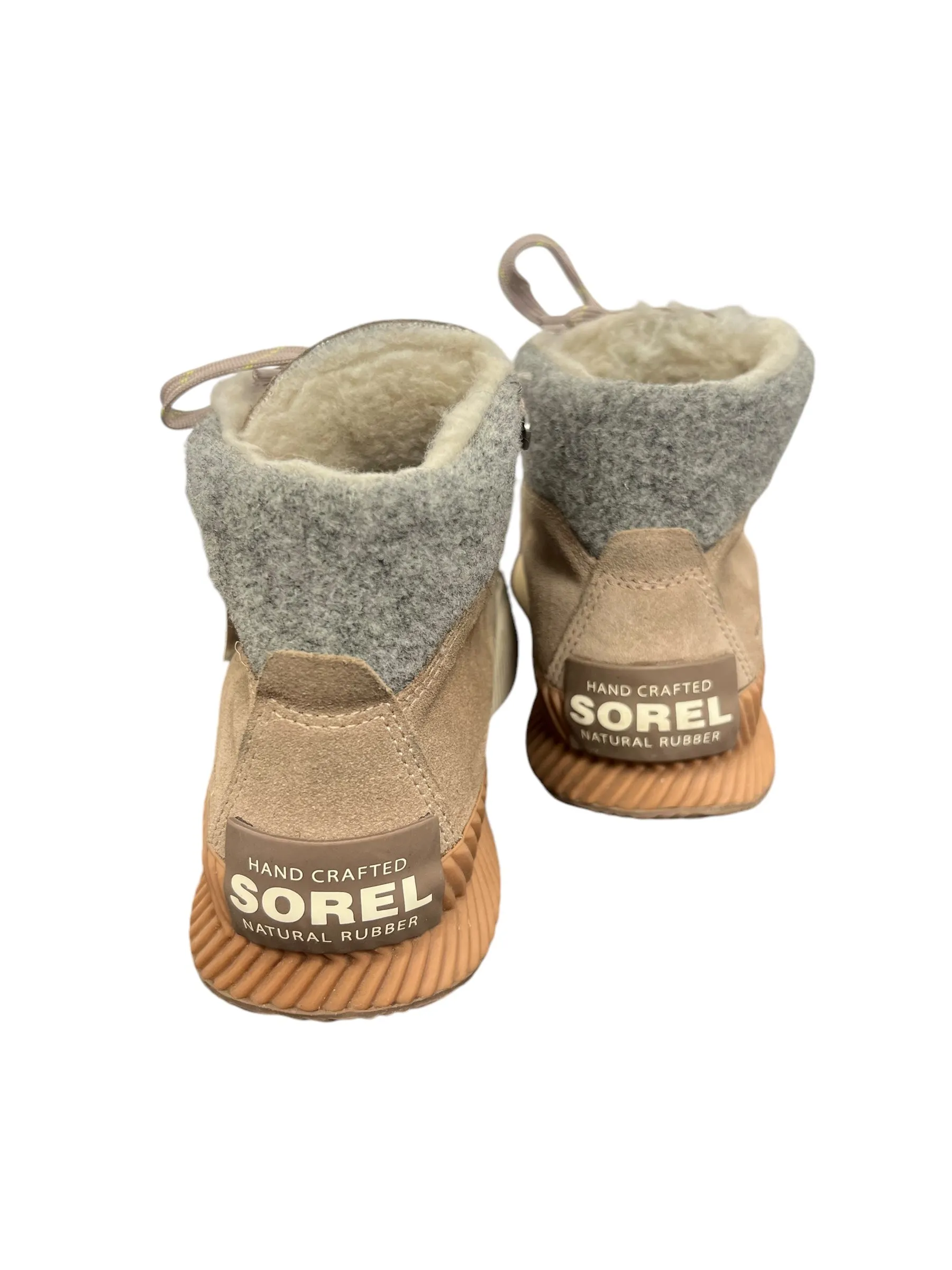 Boots Snow By Sorel In Taupe, Size: 7