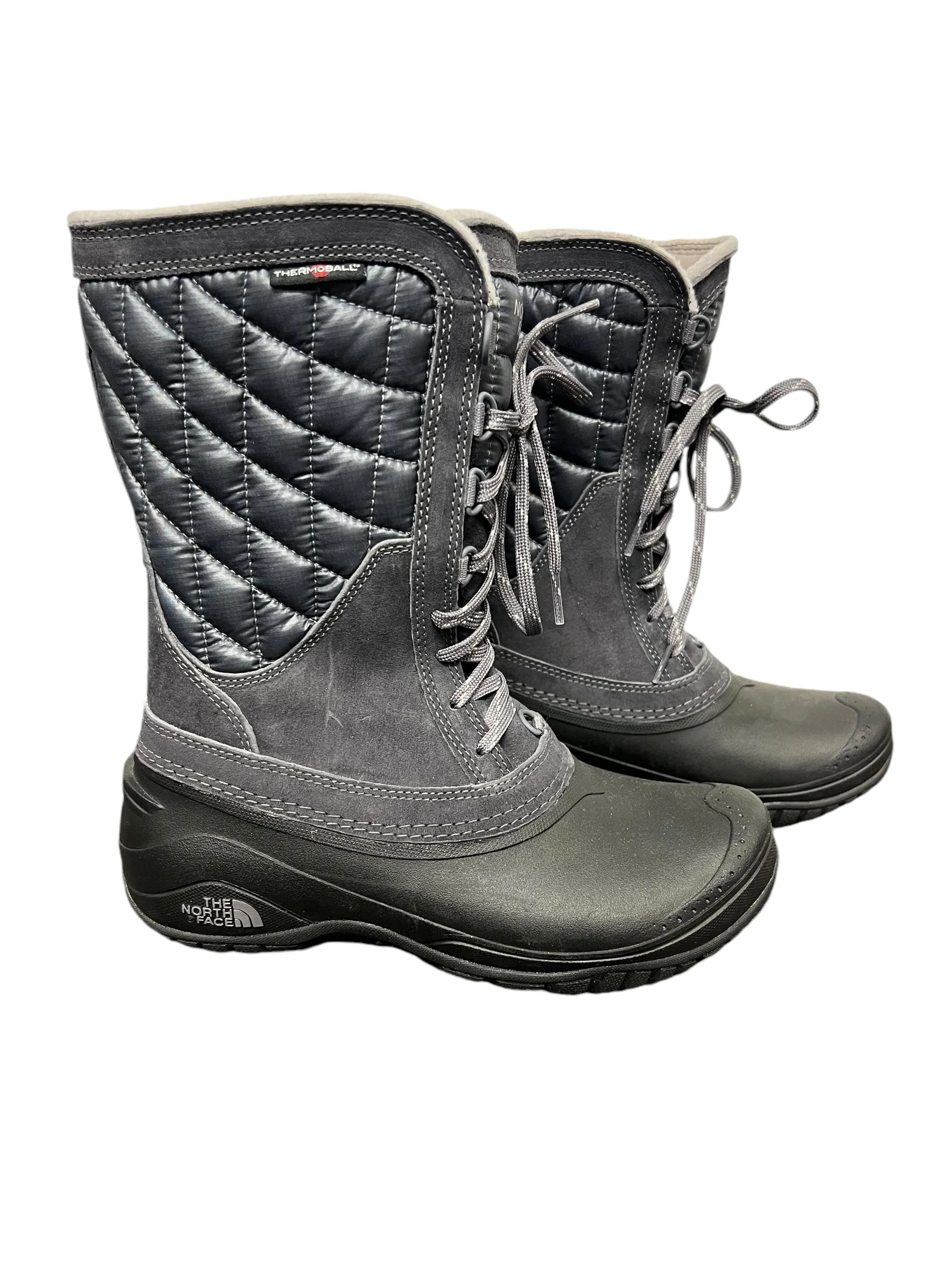 Boots Snow By The North Face In Black & Grey, Size: 8