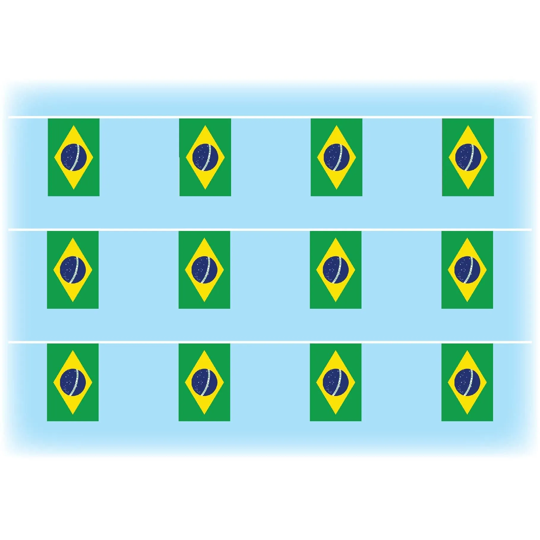 Brazil Flag Waterproof Bunting