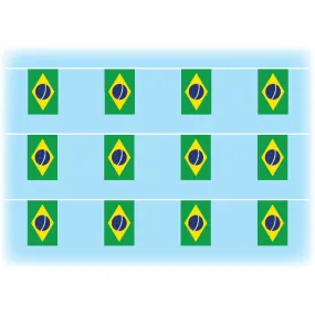 Brazil Flag Waterproof Bunting