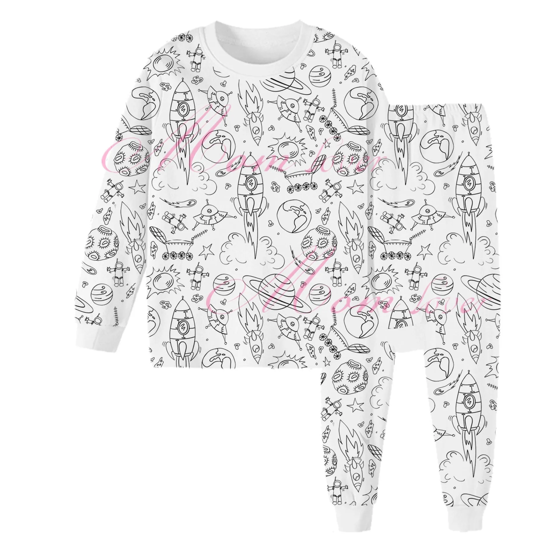 Children's graffiti pajamas