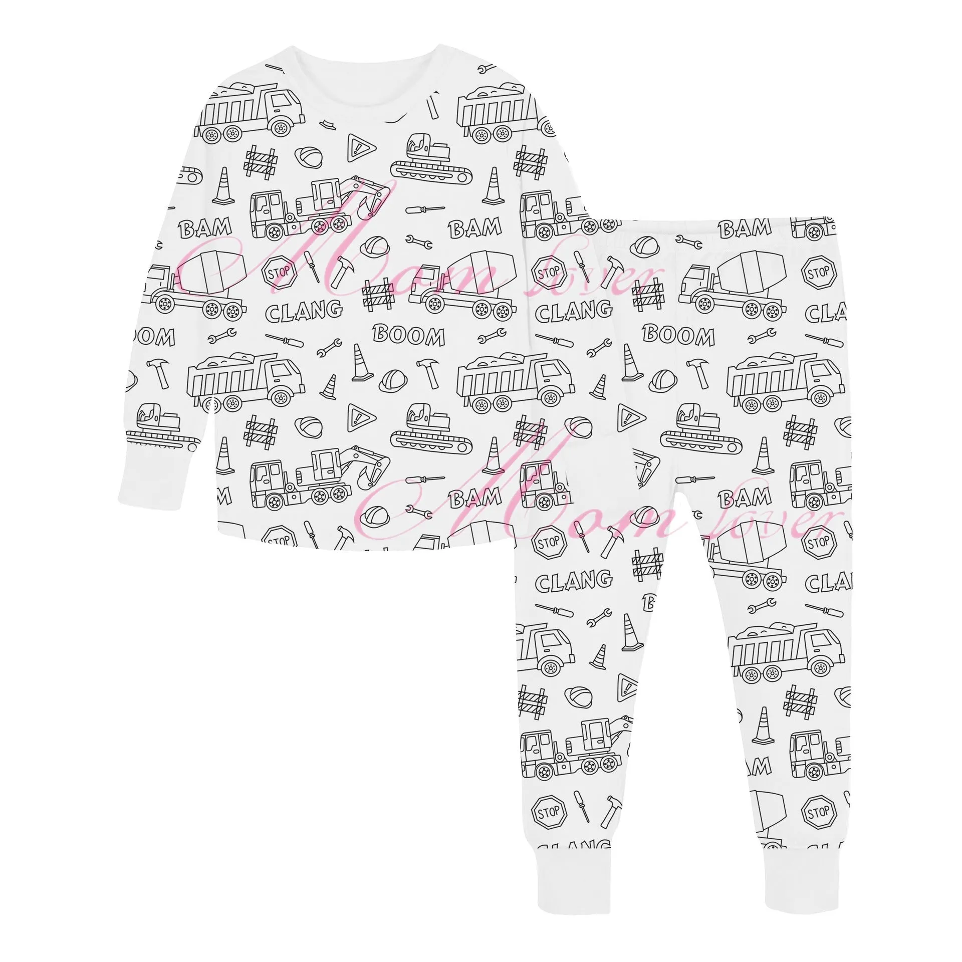 Children's graffiti pajamas