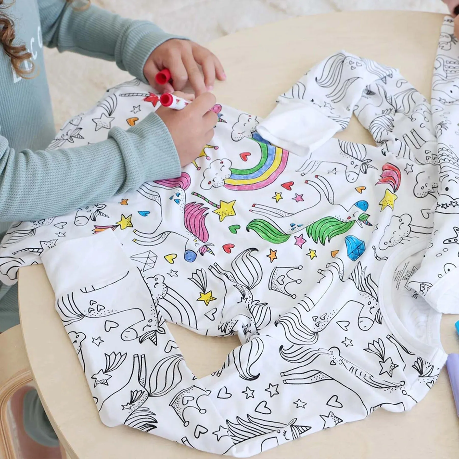 Children's graffiti pajamas