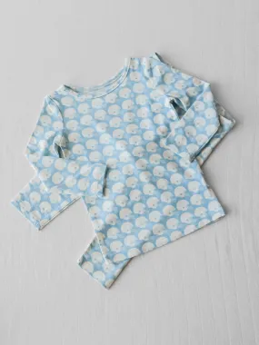 Cloud Fitted Pajamas - Come Back Carolina Blue