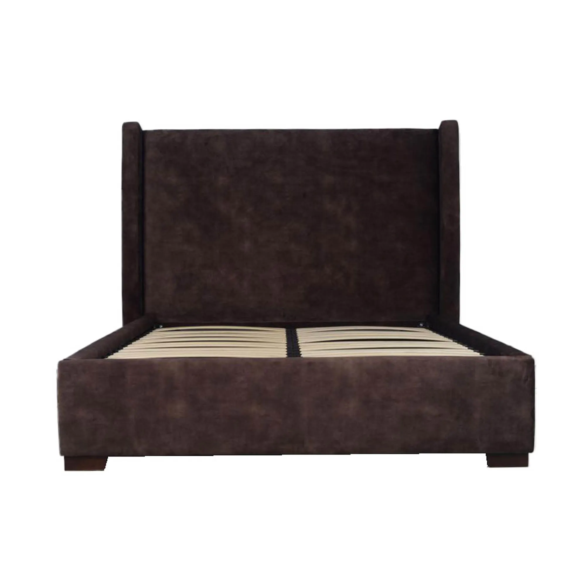 Cora Storage King Bed - Velvet Brown