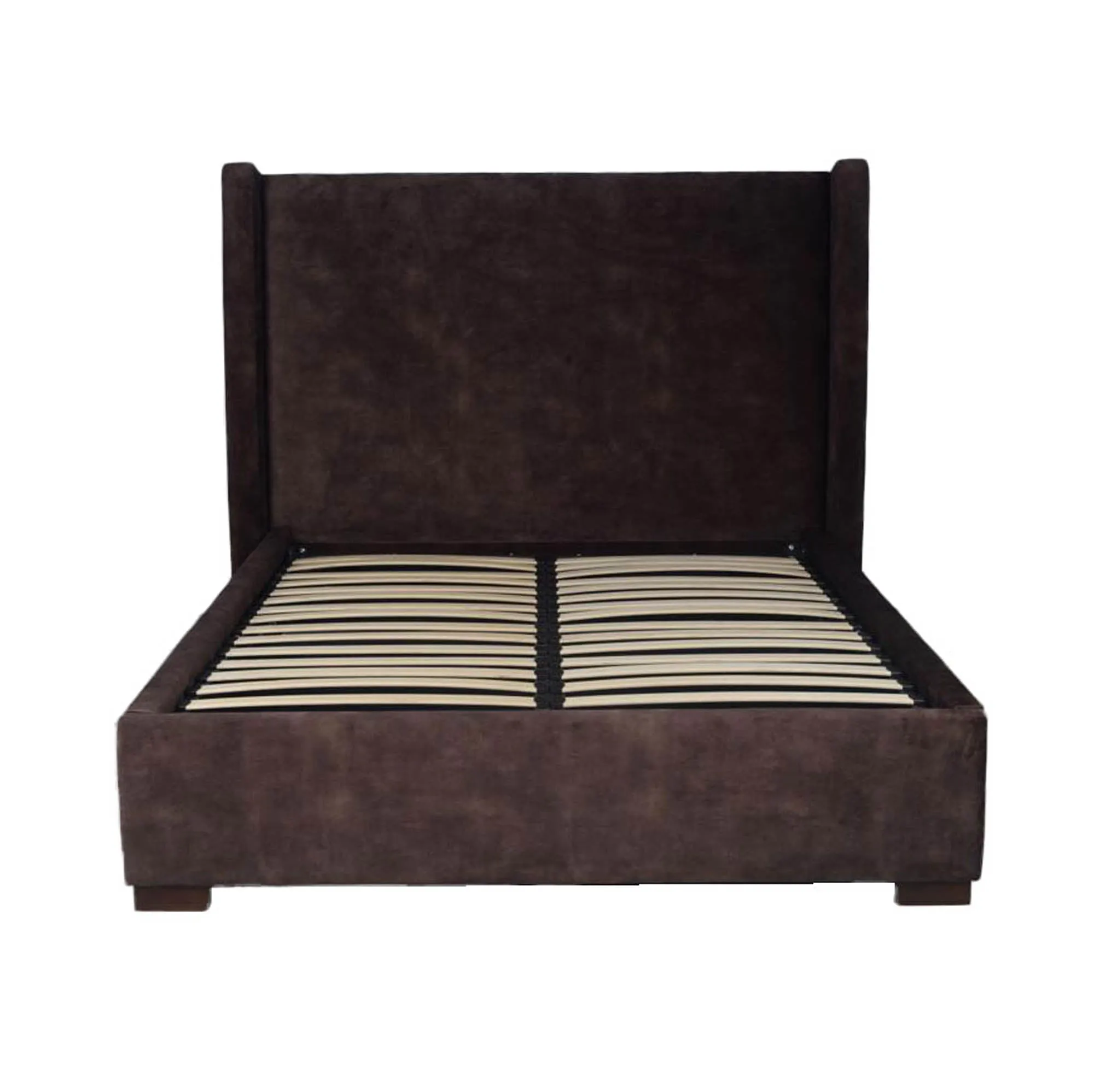 Cora Storage King Bed - Velvet Brown