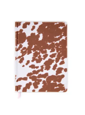 Cow Print Velvet Journal