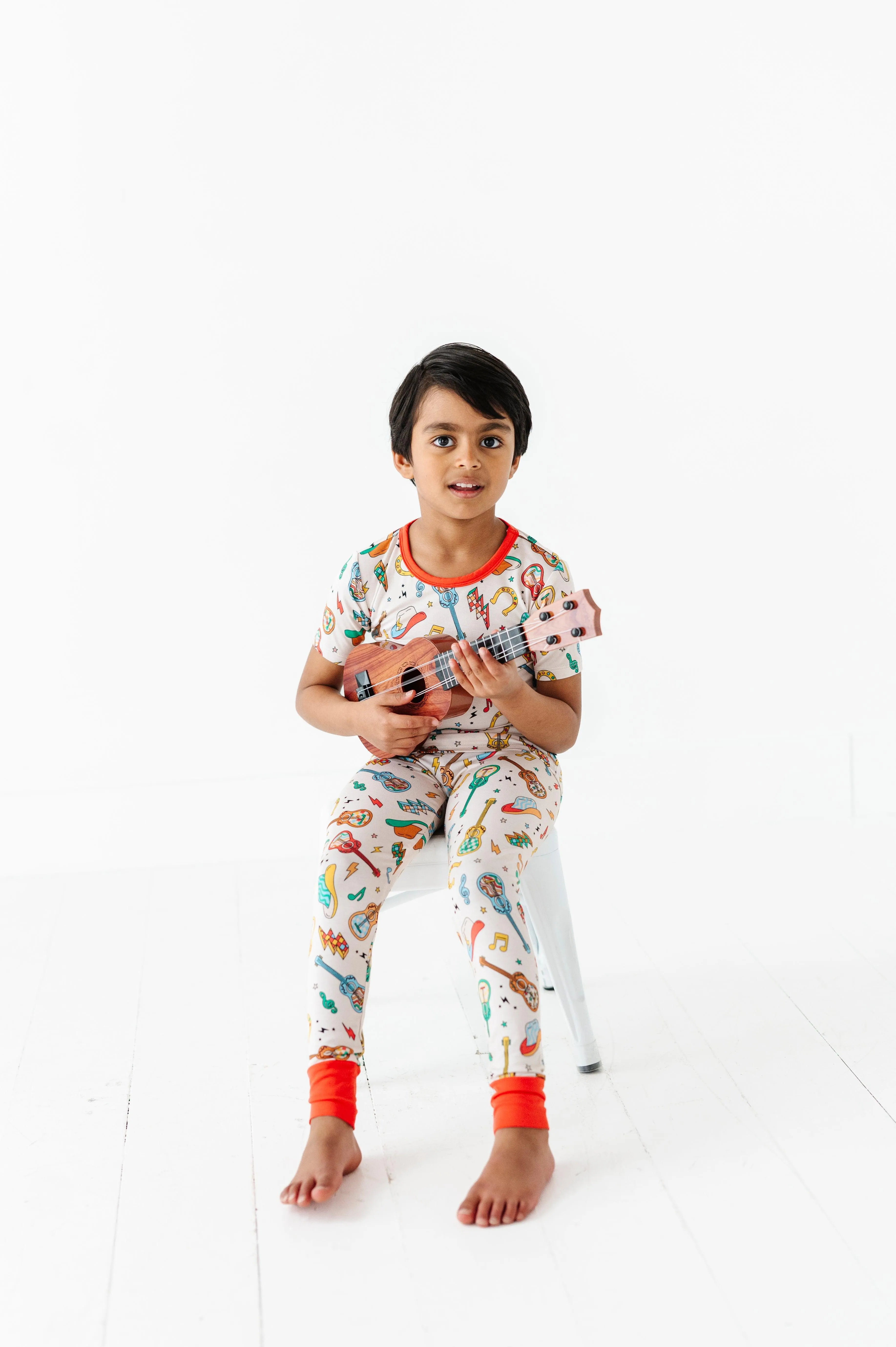 Cowboy Guitars Kids Bamboo Pajamas