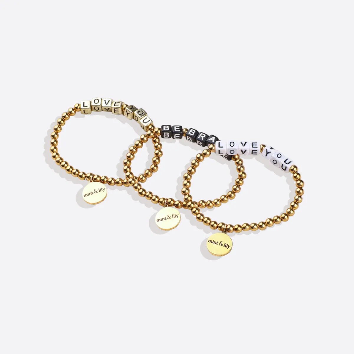 Custom Waterproof Gold Beaded Friendship Bracelet