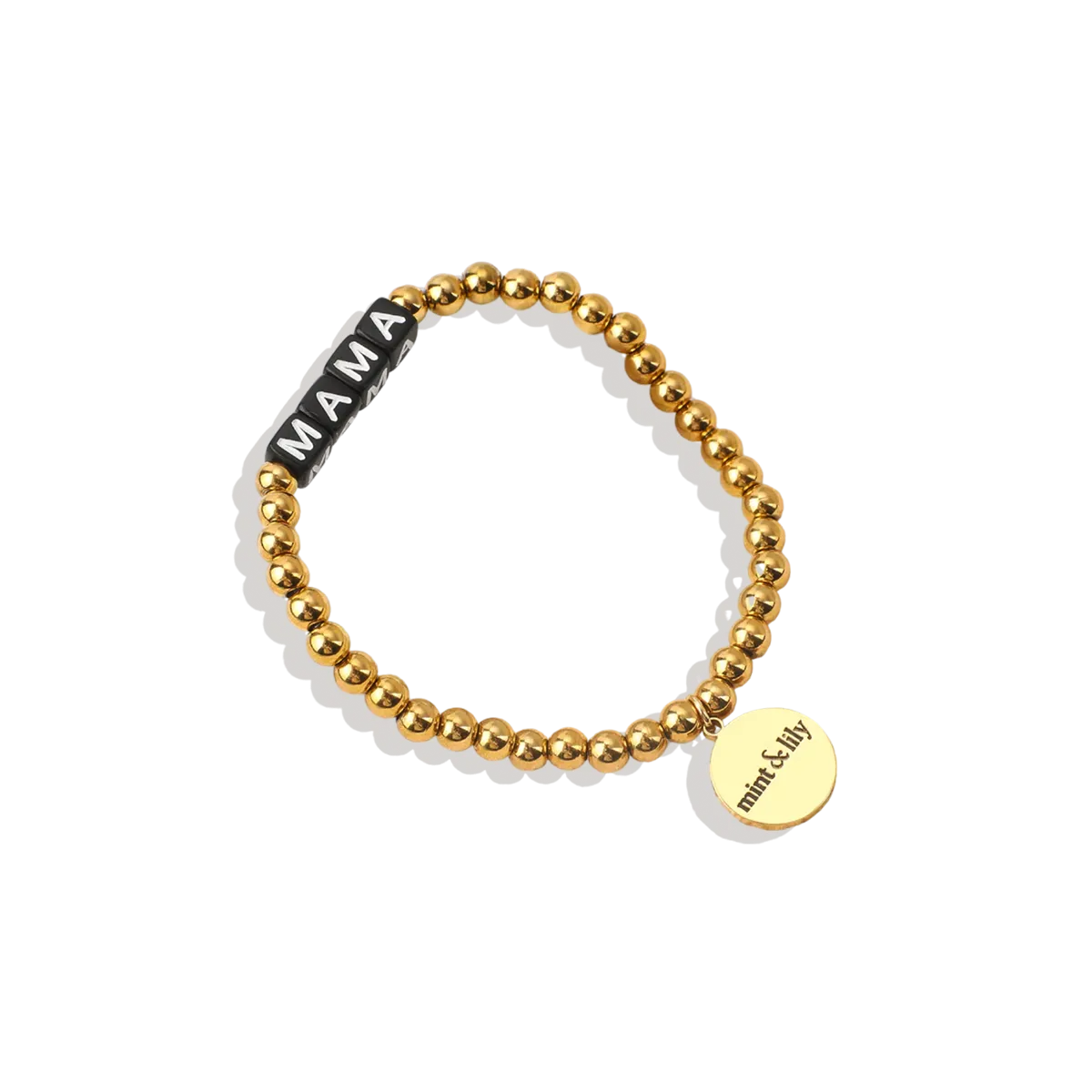 Custom Waterproof Gold Beaded Friendship Bracelet