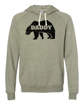 Daddy Bear Military Snow Heather Hoodie