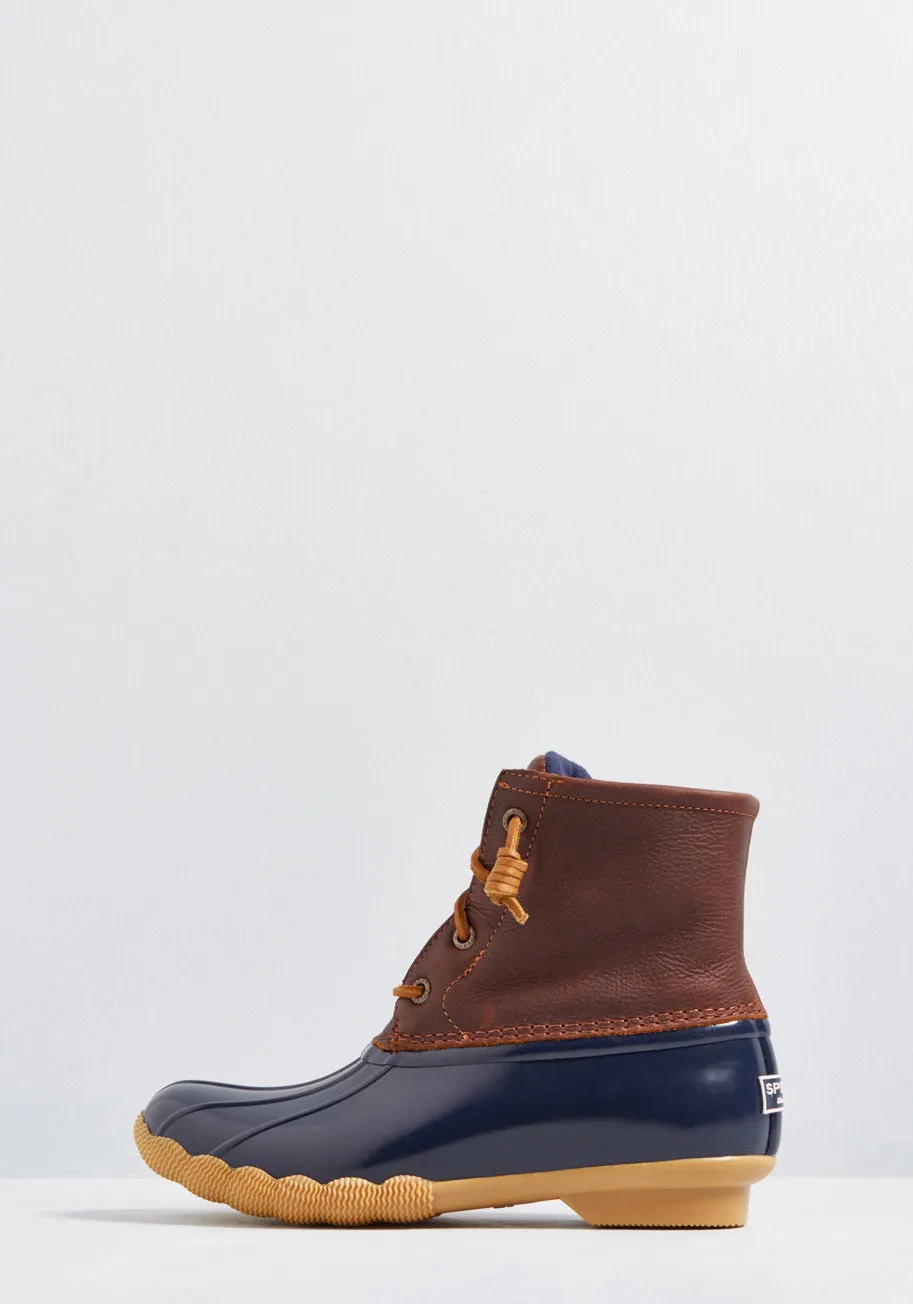 Duck, Duck, Boot in Navy