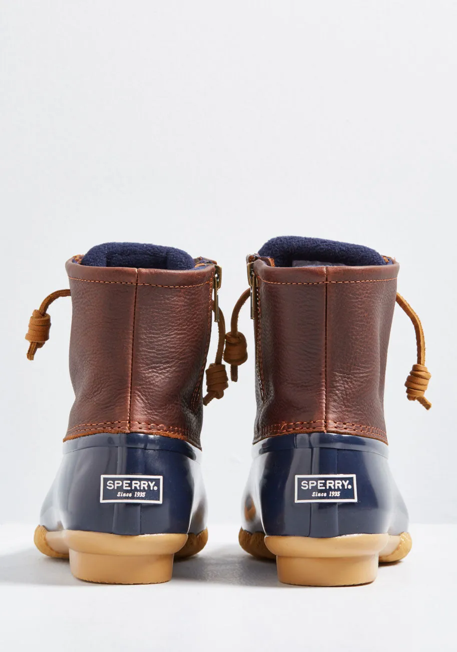 Duck, Duck, Boot in Navy