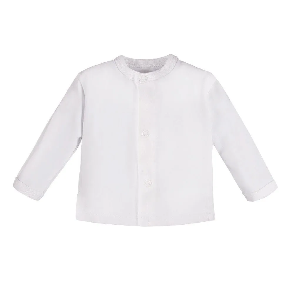 Early Baby Long Sleeved Top, White