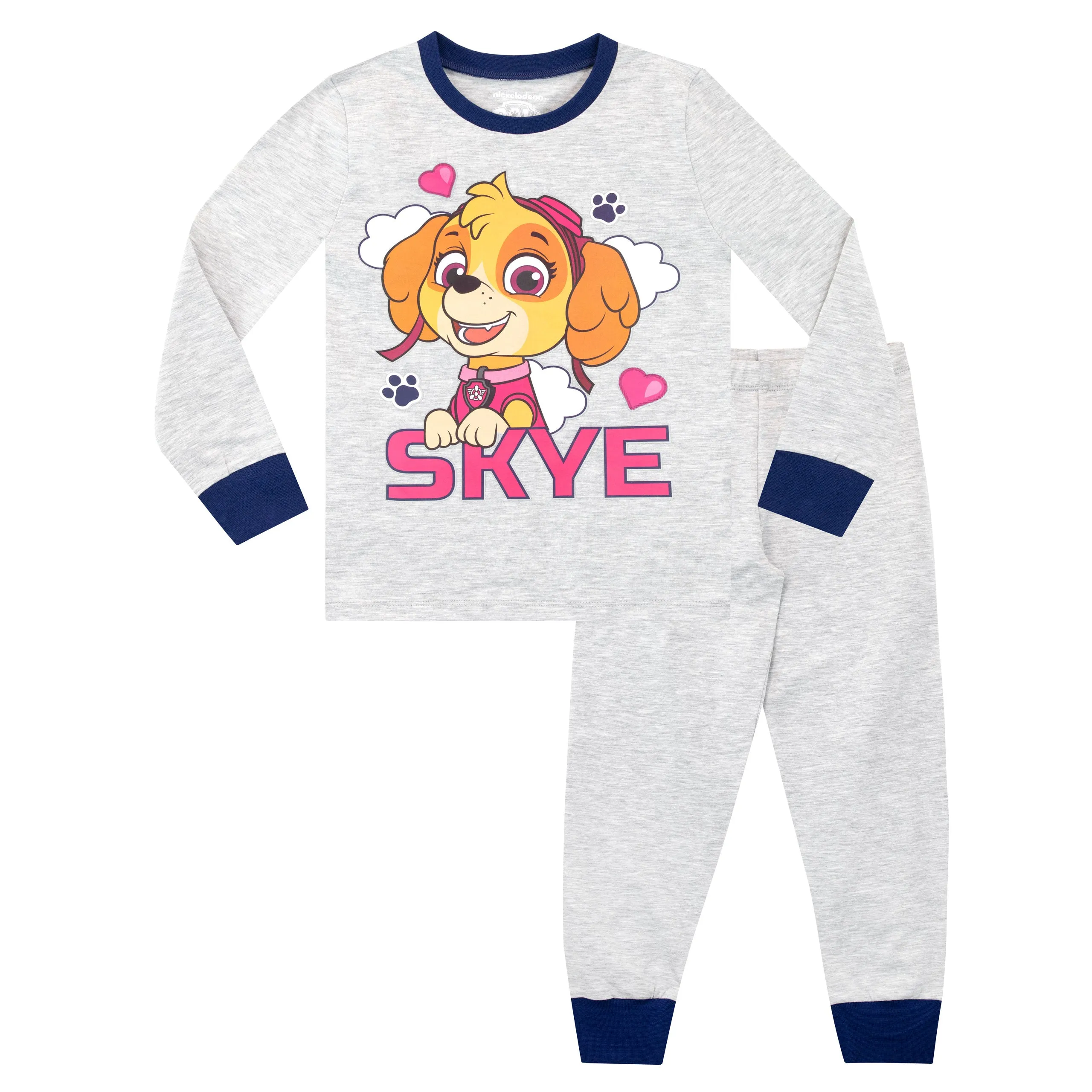 Girls Paw Patrol Pack of Two Pajamas - Snuggle Fit