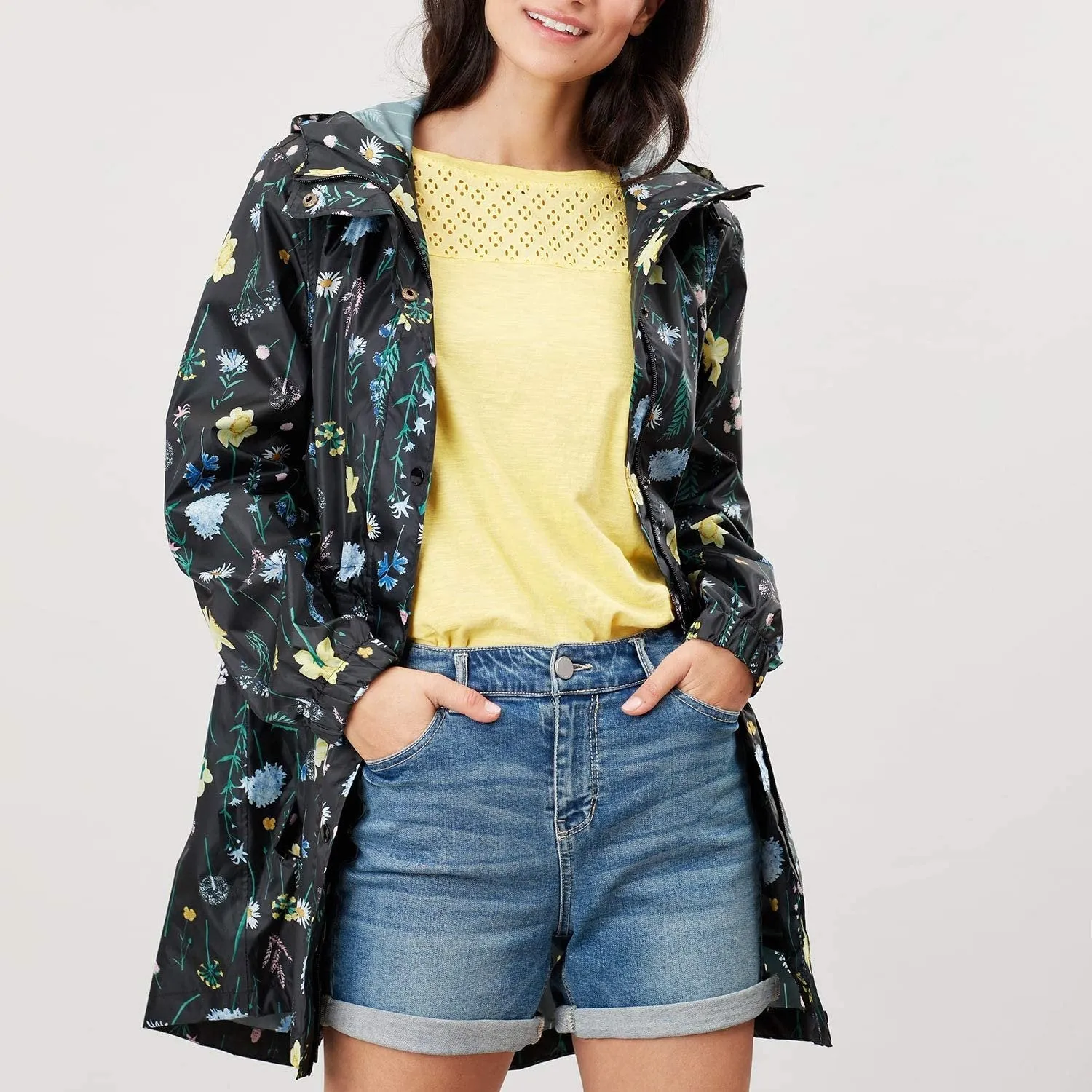 GoLightly Printed Waterproof Packaway Jacket