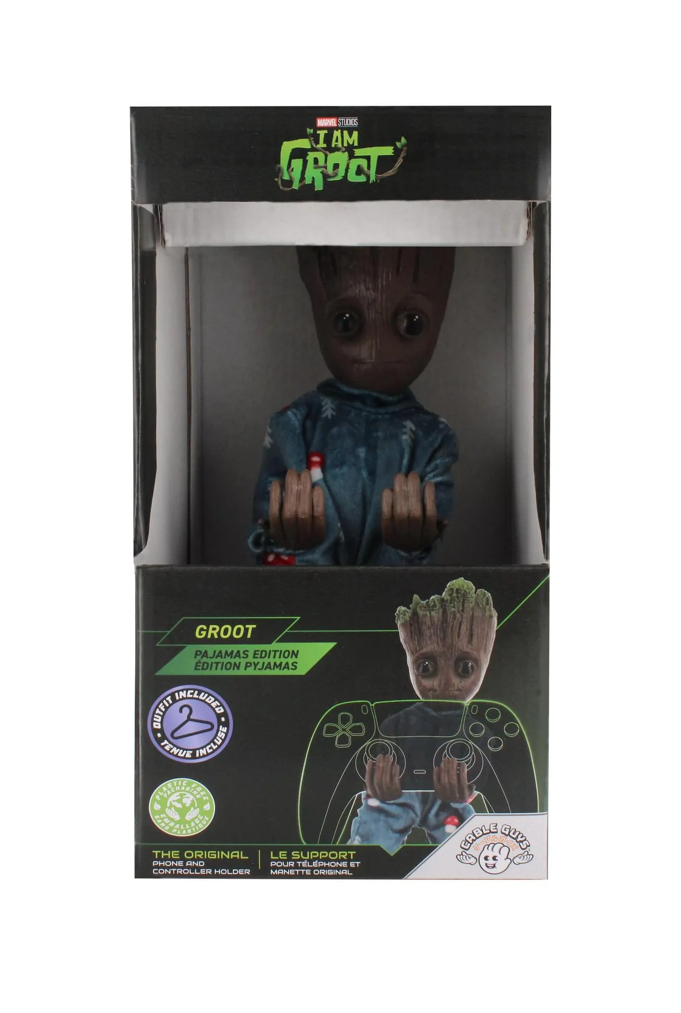 Guardians of The Galaxy: Toddler Groot in Pajamas Cable Guys Original Controller and Phone Holder