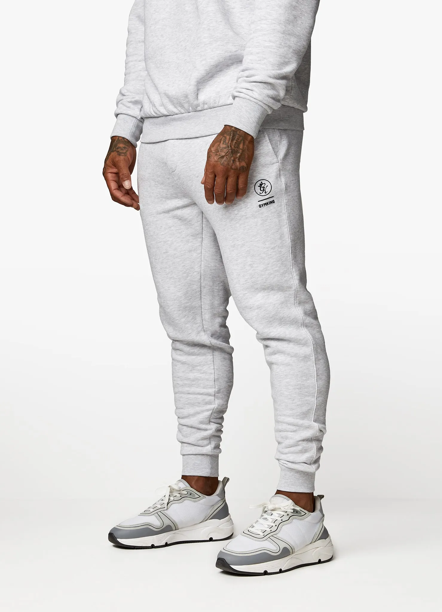 Gym King Aventus Jogger - Snow Marl