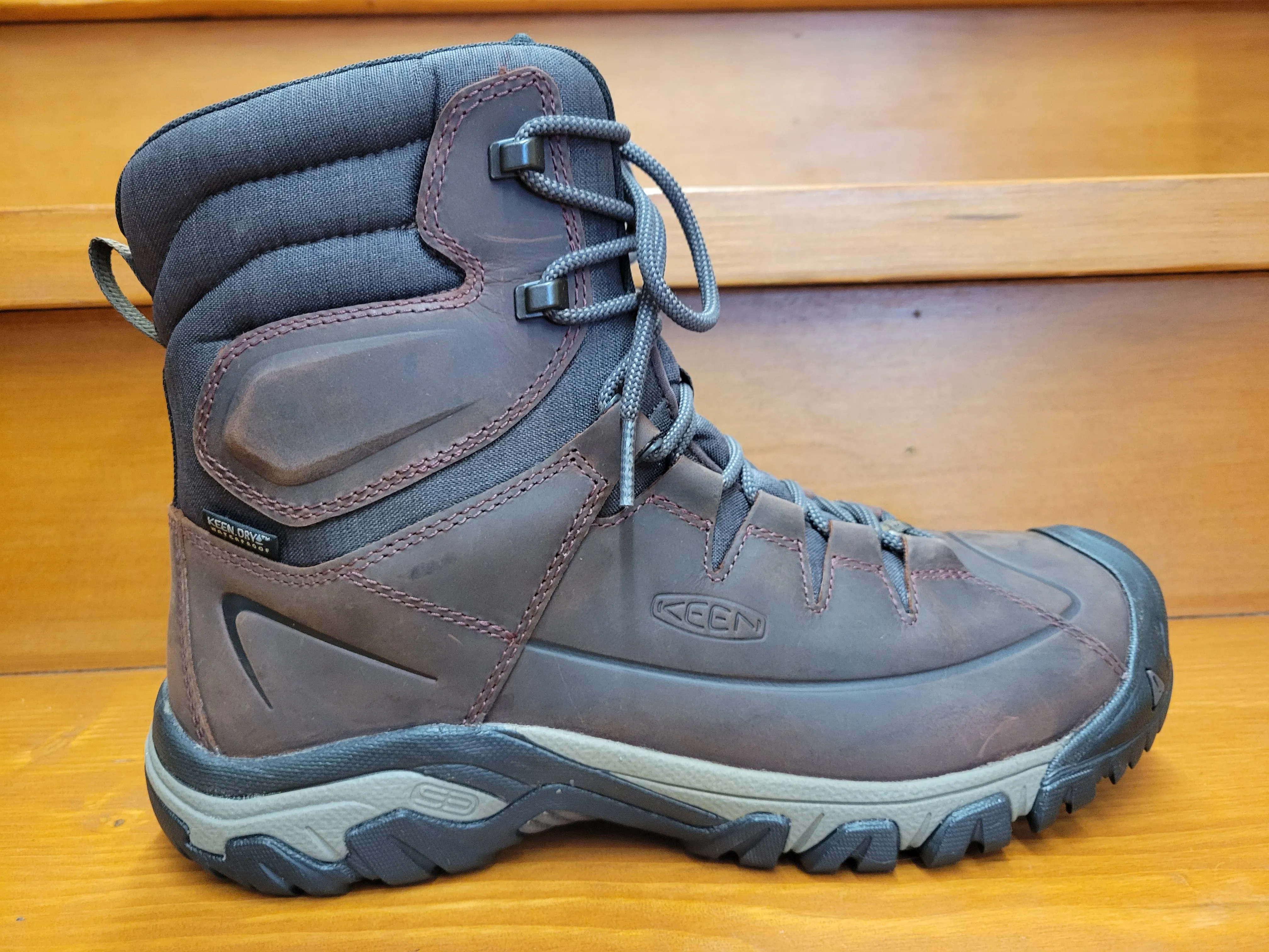 Keen Targhee Lace Boot High Polar Cocoa/Mulch 1019914