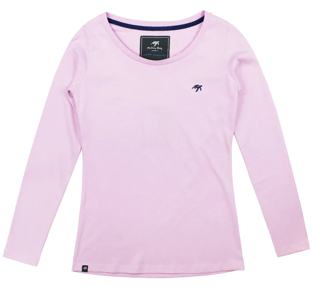 Ladies Long Sleeved T-Shirt - Pink