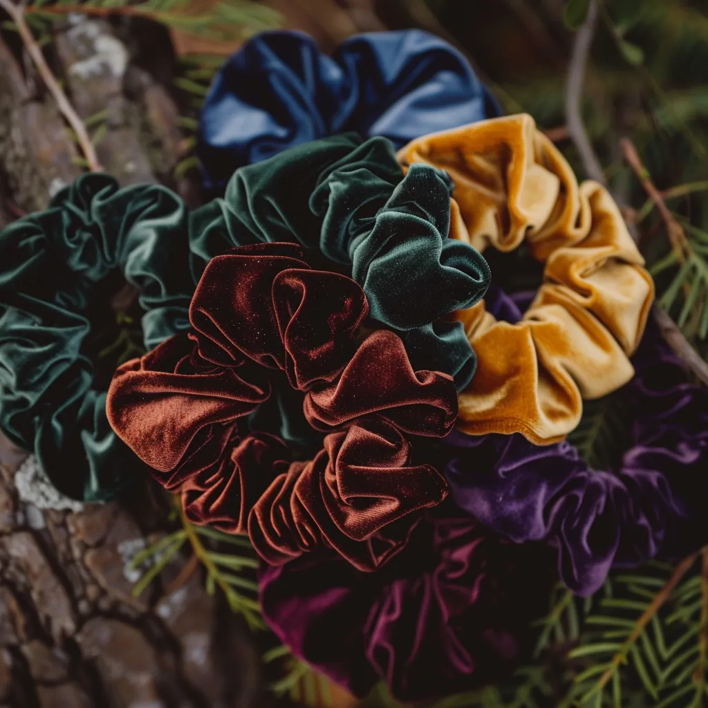 Large Silk Velvet Scrunchie | Ready-To-Ship