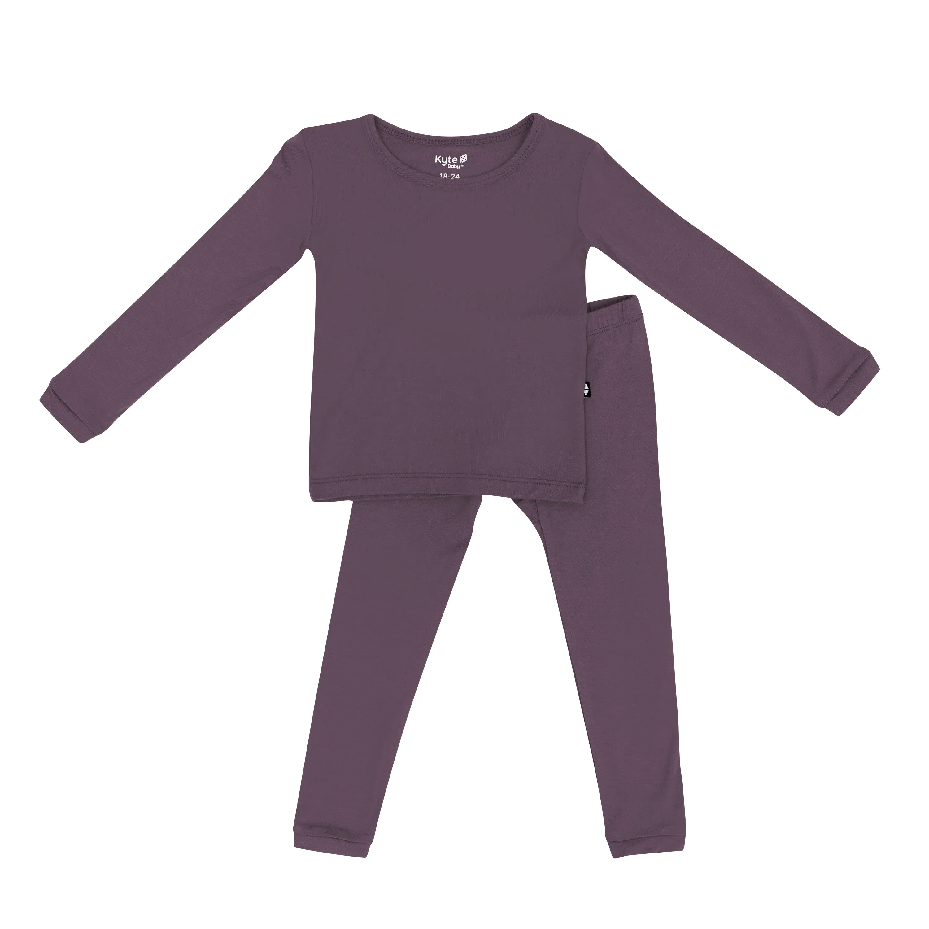 Long Sleeve Pajamas in Currant