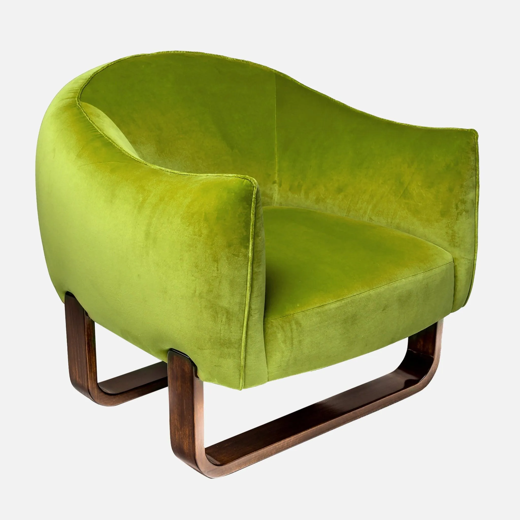 Milo Green Velvet Chair