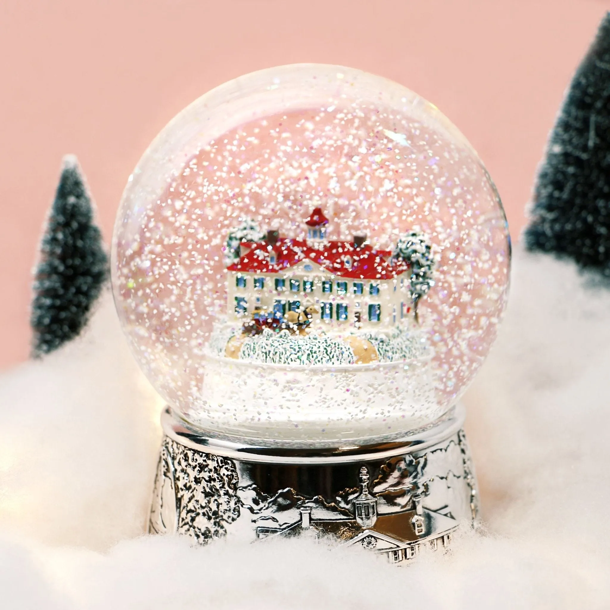 Mount Vernon Musical Snow Globe