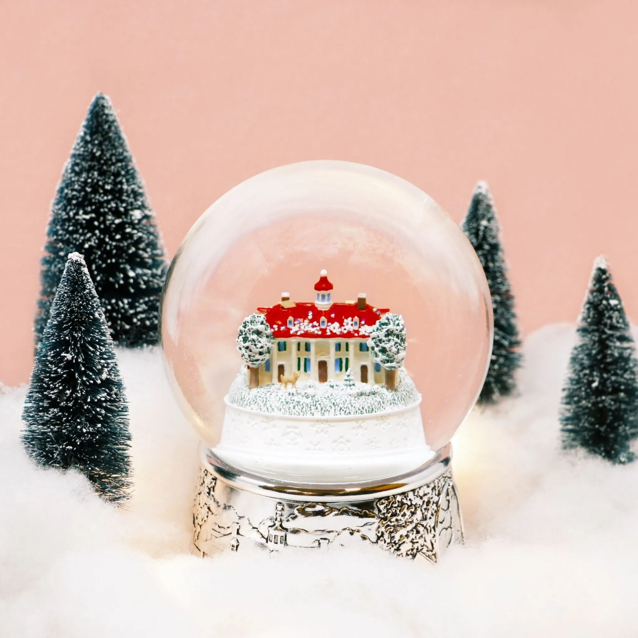 Mount Vernon Musical Snow Globe