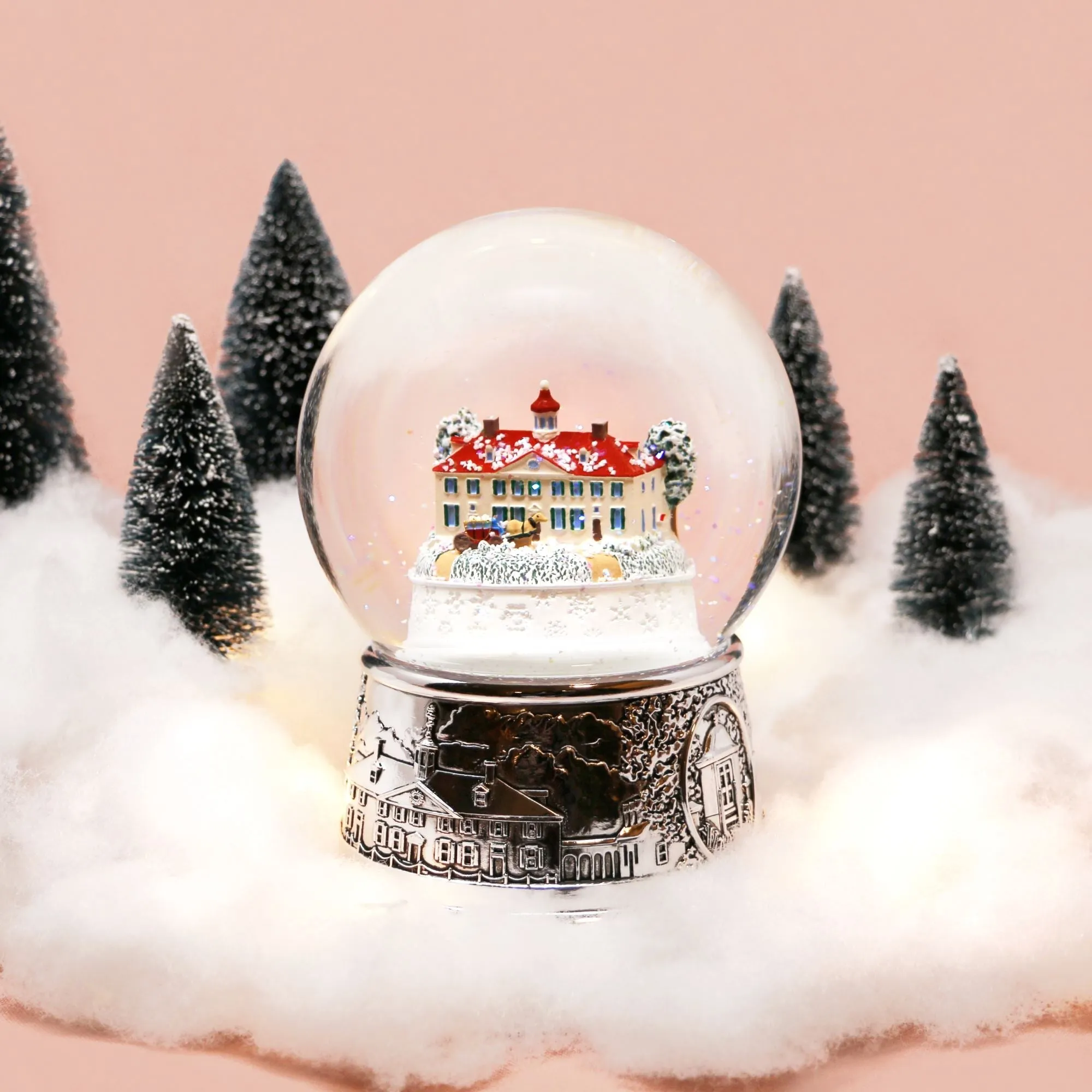 Mount Vernon Musical Snow Globe