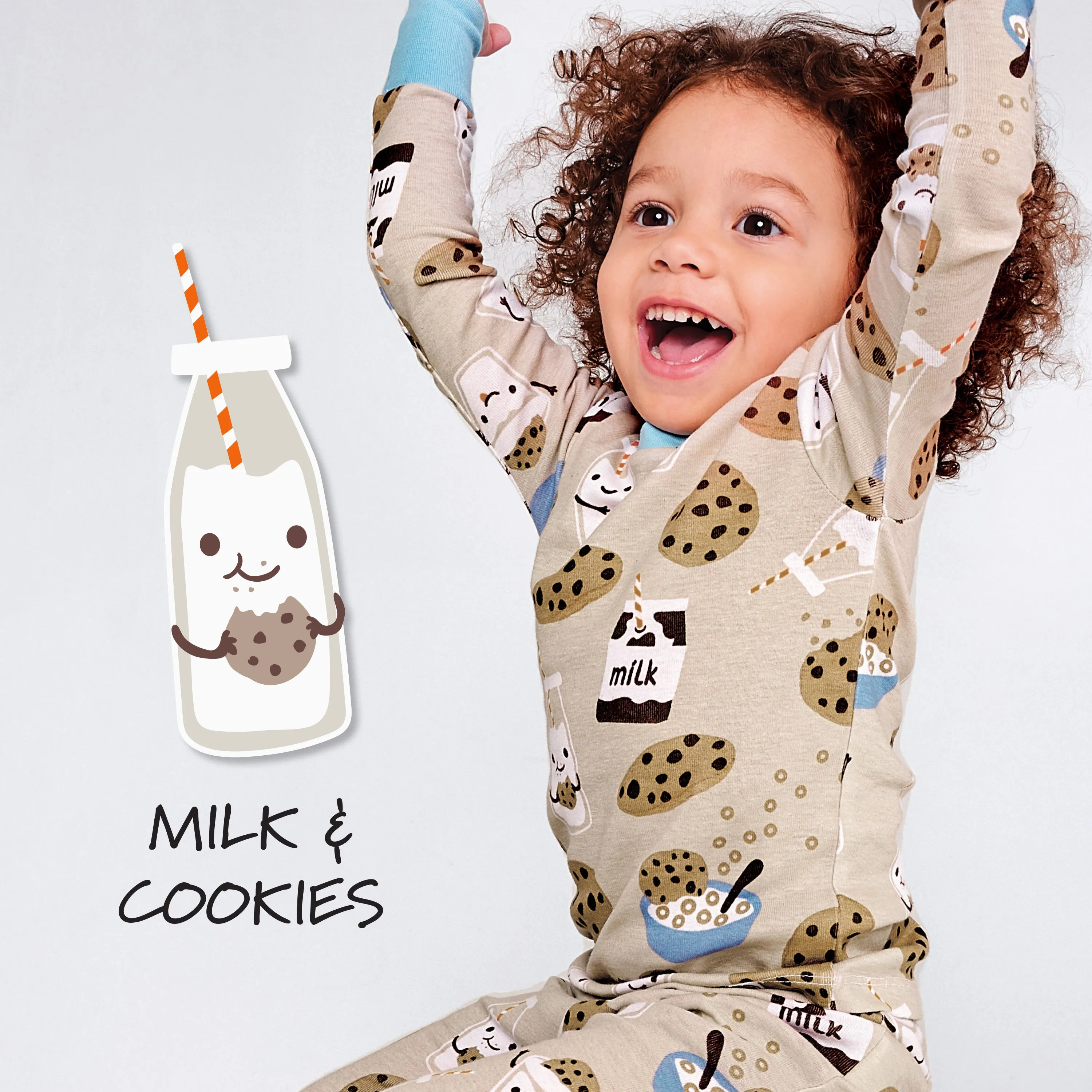 Organic Cotton Fun Foods Pajamas For Babies & Toddlers