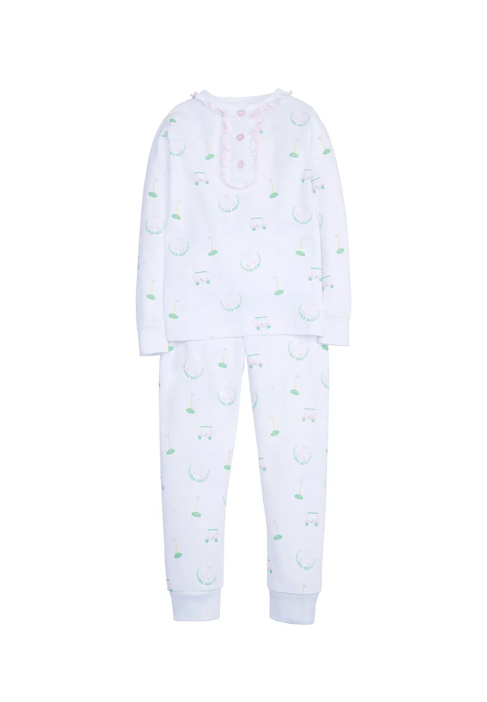 Printed Pajamas | Pink Golf (5, 6)