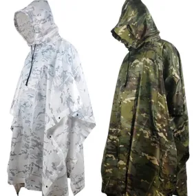 Redemption Tactical Wet Weather Camo Poncho