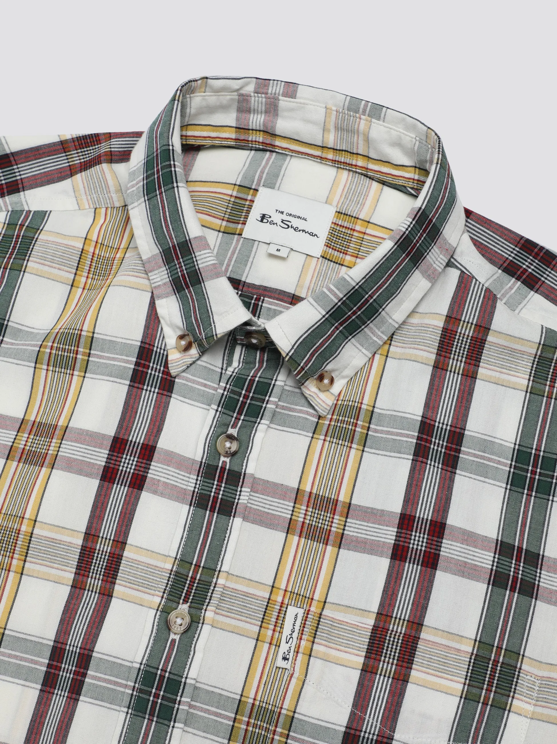 Signature Heritage Check Shirt - Snow White