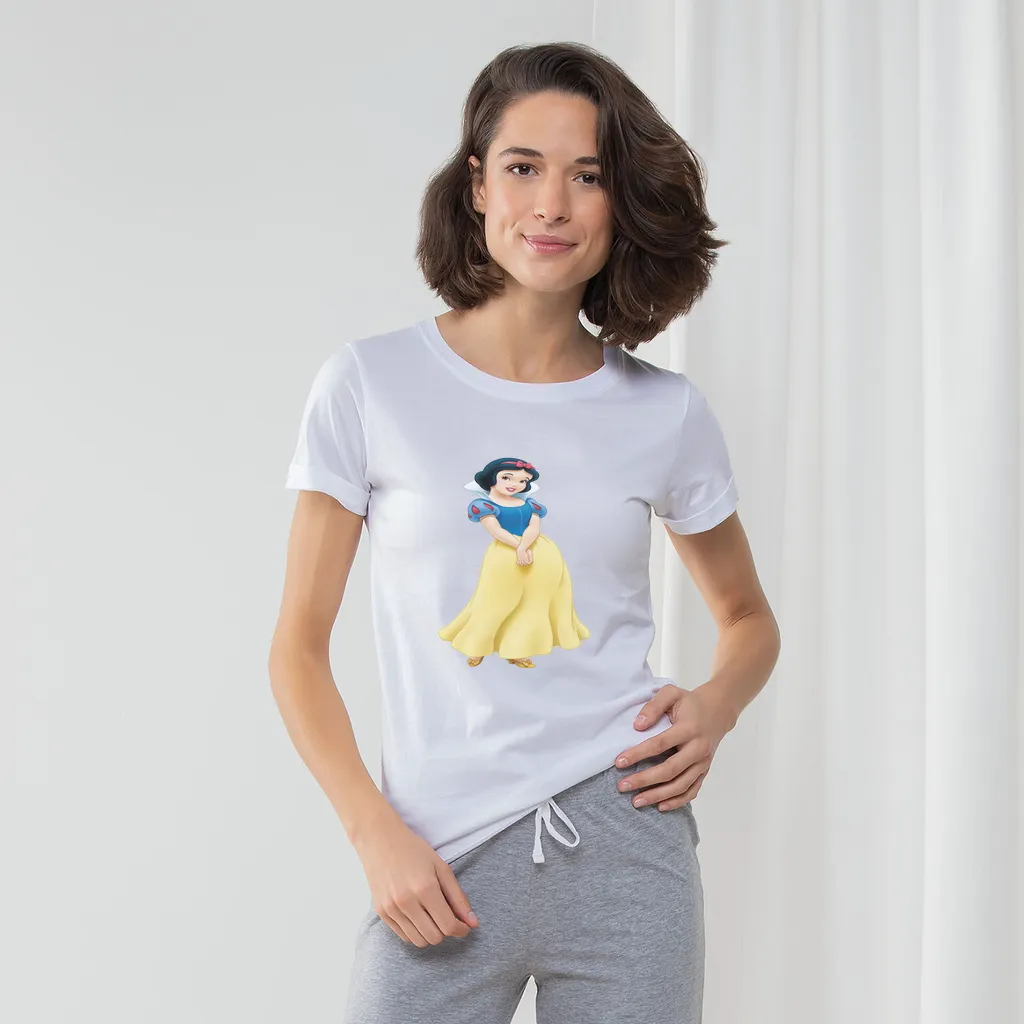 snow white Women's Long Pant Pyjama Set