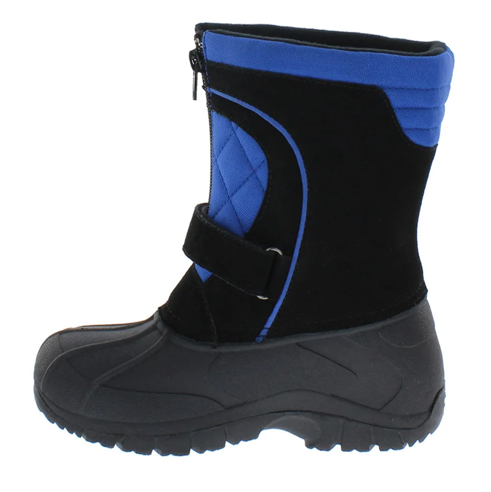 Totes Kids Waterproof Snowboots Bradley Blue