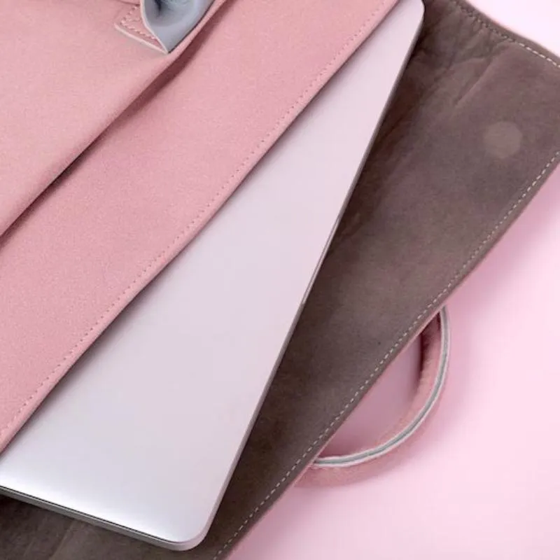 Vegan Leather Waterproof Laptop Bag