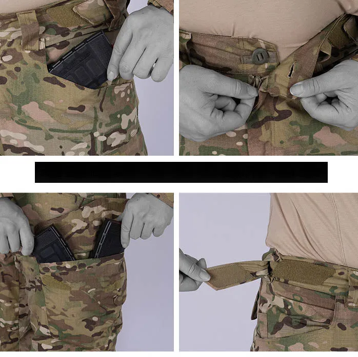 Waterproof Camo Tactical Big Pocket Pants