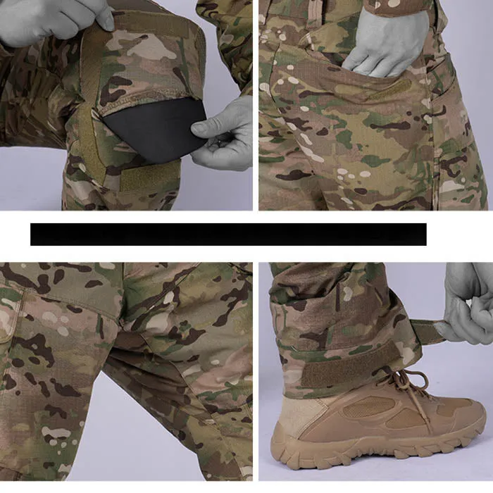 Waterproof Camo Tactical Big Pocket Pants