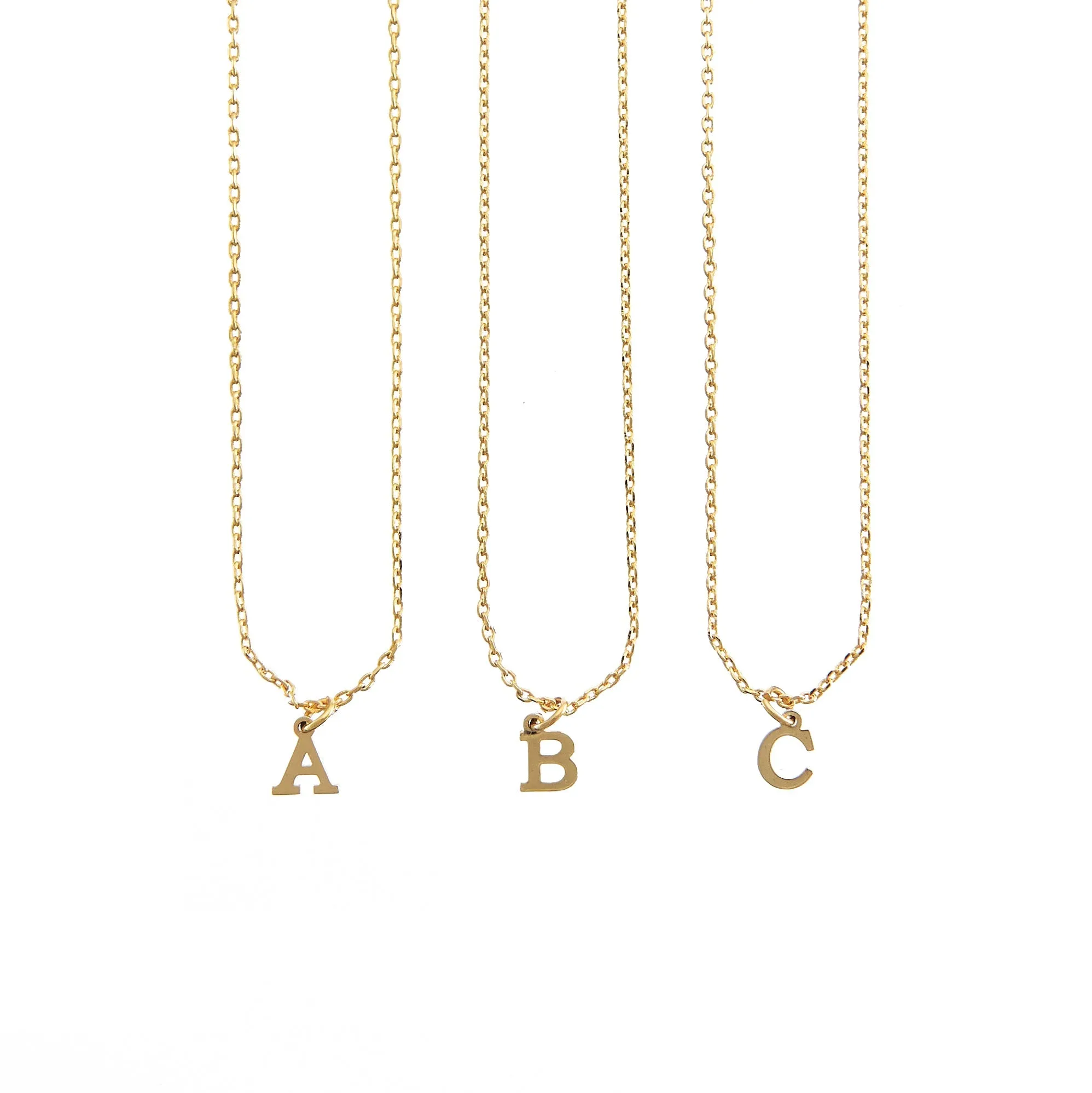 Waterproof Dainty Love Initial Necklace