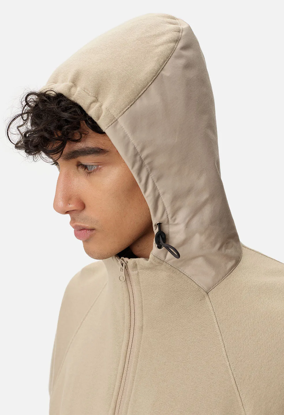 Waterproof Terry Anorak / Tan